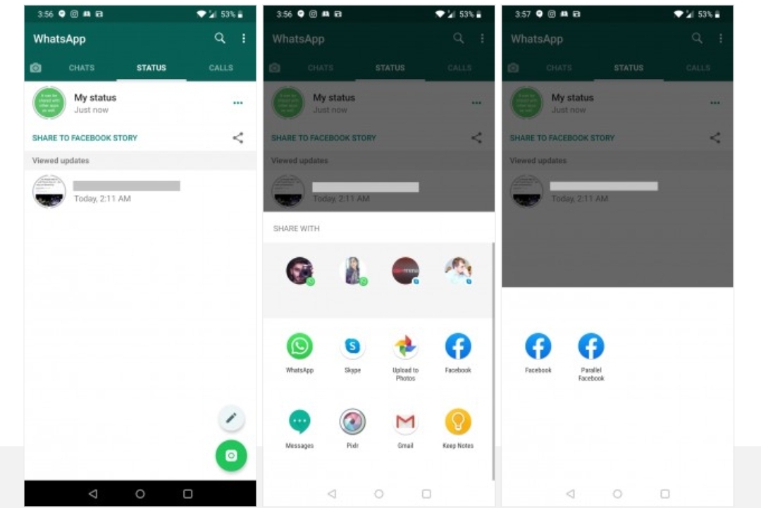 WhatsApp Status Kini Bisa Dibagi ke Facebook Story