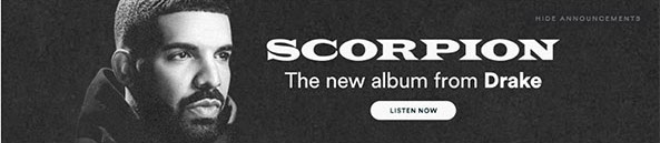 Album Kelima Drake Scorpion Dikeluhkan Pengguna Spotify