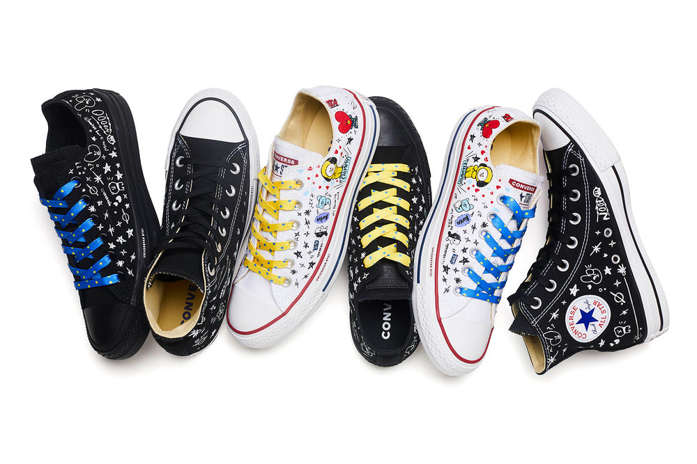 Converse bt21 buy on sale