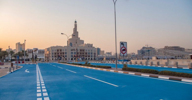Pasang AC Outdoor hingga Cat Aspal Warna Biru Jadi Solusi Qatar Hadapi Cuaca Ekstrim