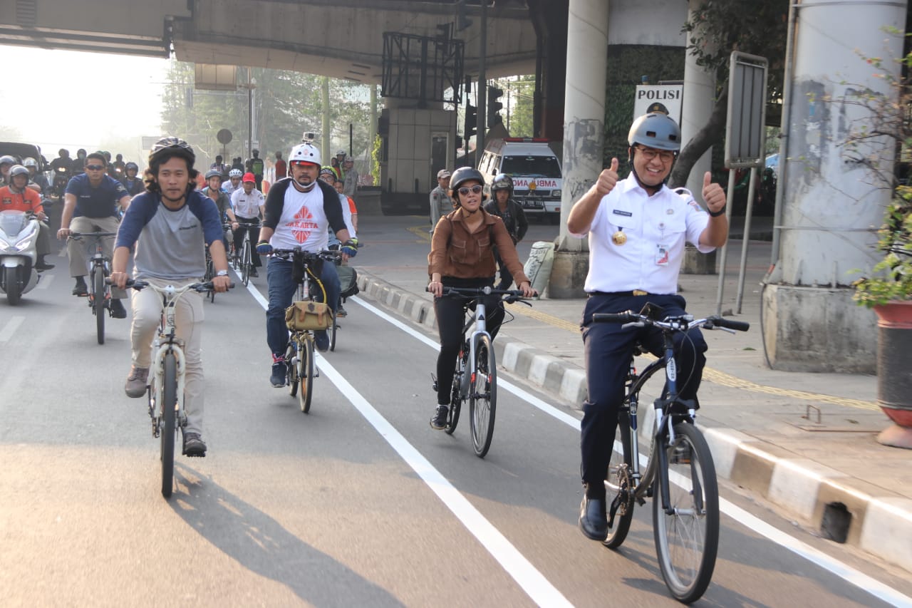 63 Kilometer Jalur Sepeda di Jakarta Siap Diuji Coba, Mana Saja Rutenya?