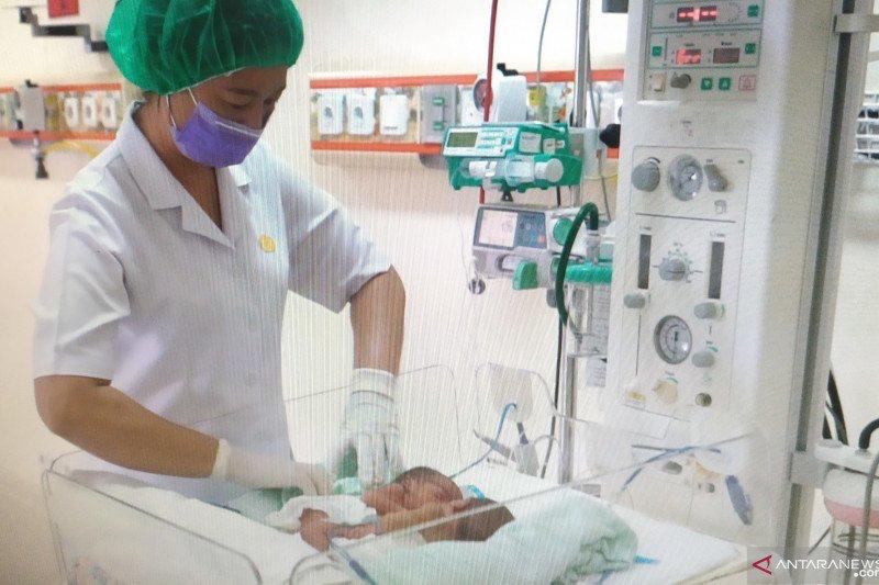 Sedih, Bayi Kembar Siam di Medan Lahir Dempet Bagian Dada dan Perut