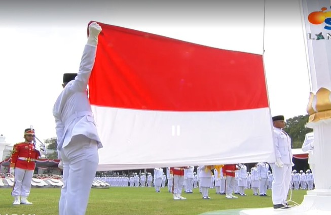 Tiga Nama Penting Pengibar Bendera Merah Putih Tahun 2019 dan 1945