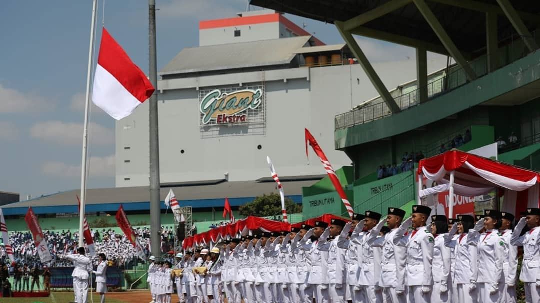 Upacara HUT RI ke-74 di Malang Digelar Perdana di Stadion Tertua di Indonesia, Ini Sejarahnya