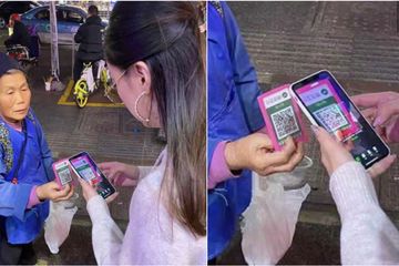 Melek Teknologi, Pengemis di Tiongkok Menyediakan Pembayaran Cashless Lho