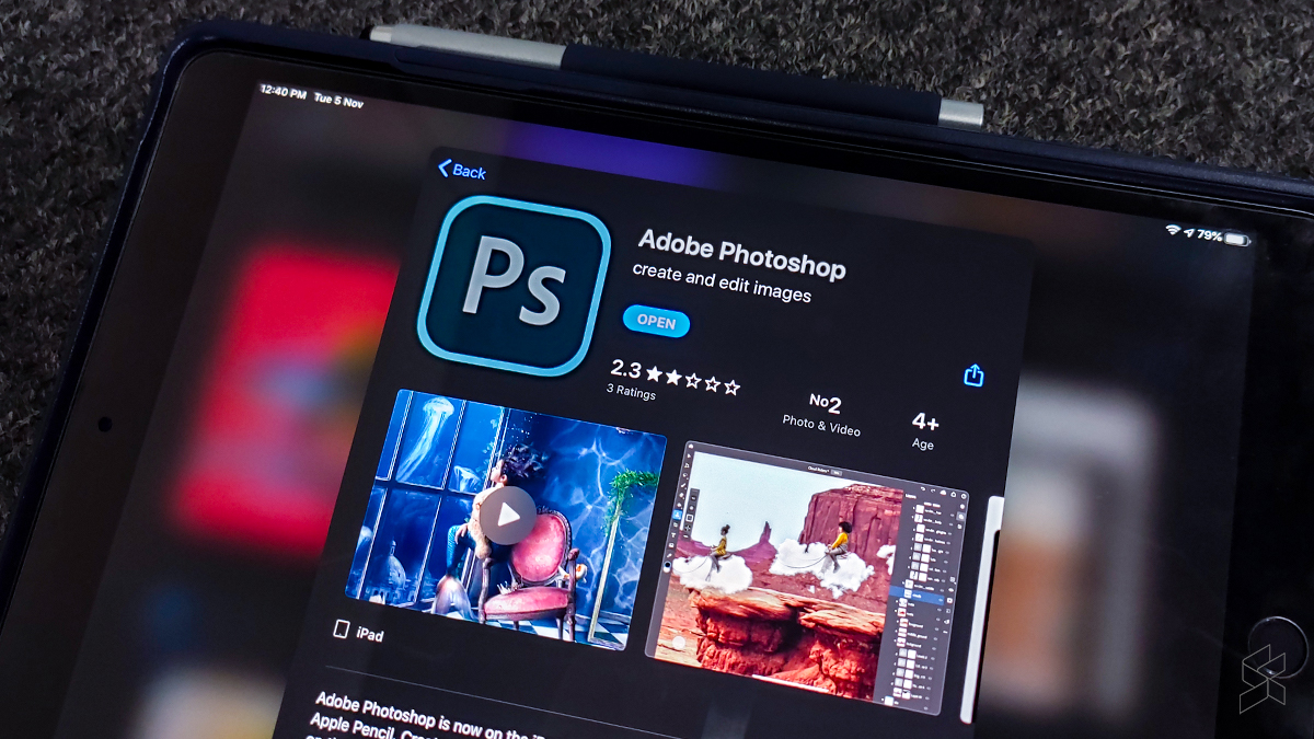 Adobe Photoshop Versi Lengkap Akhirnya Tersedia di iPad