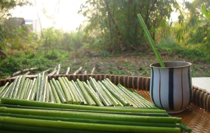Tekan Penggunaan Plastik, Pria di Vietnam Ciptakan Sedotan dari Rumput Liar