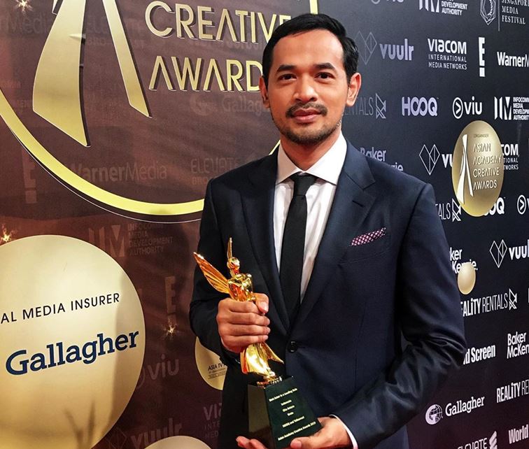 Wow! Oka Antara Menang Piala Asian Academy Creative Awards di Singapura