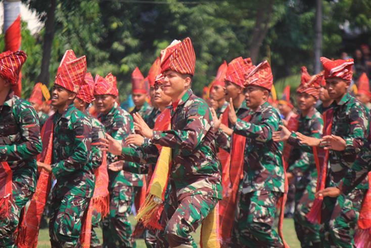 Meriah, Tarian Kolosal Bukit Barisan Jadi Pemersatu Saat Hari Kemerdekaan di Medan