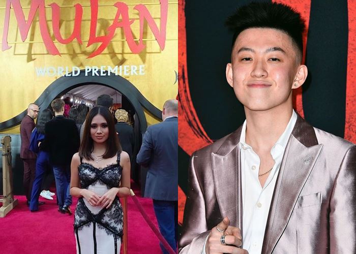 Kecenya Penampilan Niki Zenfaya dan Rich Brian di Premiere 'Mulan'