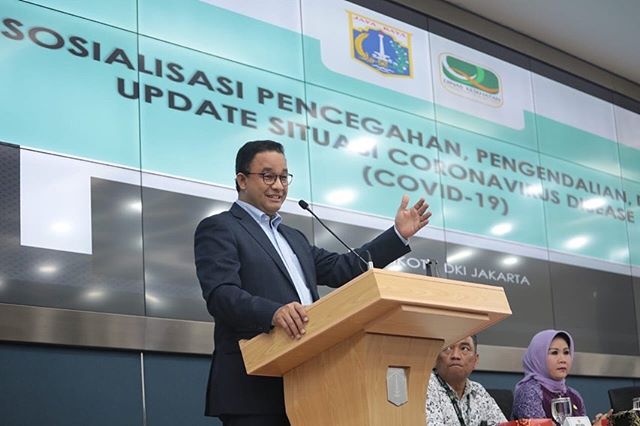 Antisipasi Corona, Anies Imbau Swasta Bikin SOP Kerja dari Rumah
