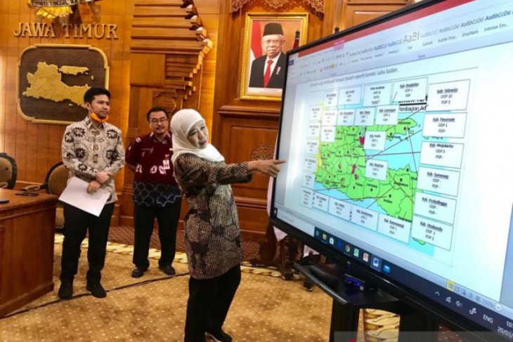 Surabaya dan Malang Masuk Zona Merah COVID-19