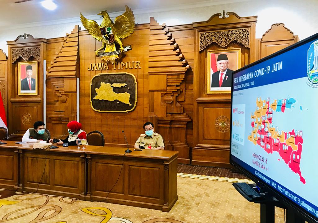 Pasien Positif Corona di Jawa Timur Jadi 91 Orang