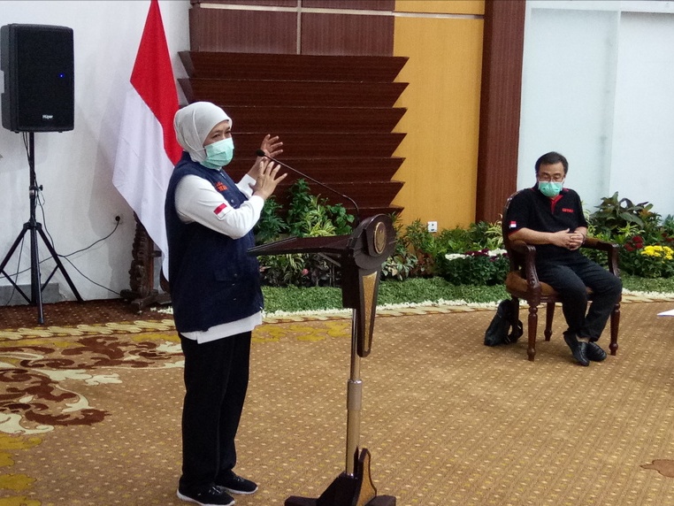 10.337 Rapid Test Belum Digunakan, Khofifah Tagih Dinkes se-Jatim dan 75 RS Rujukan