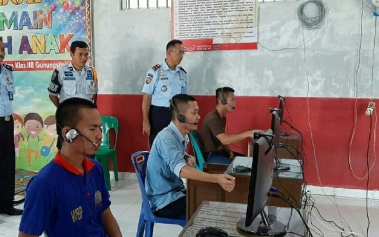 Lapas di Sumatera Utara Terapkan Sistem Besuk Online