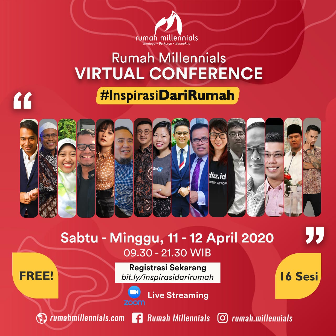 Biar Produktif, Yuk Ikutan Virtual Conference Rumah Millennials Ini!