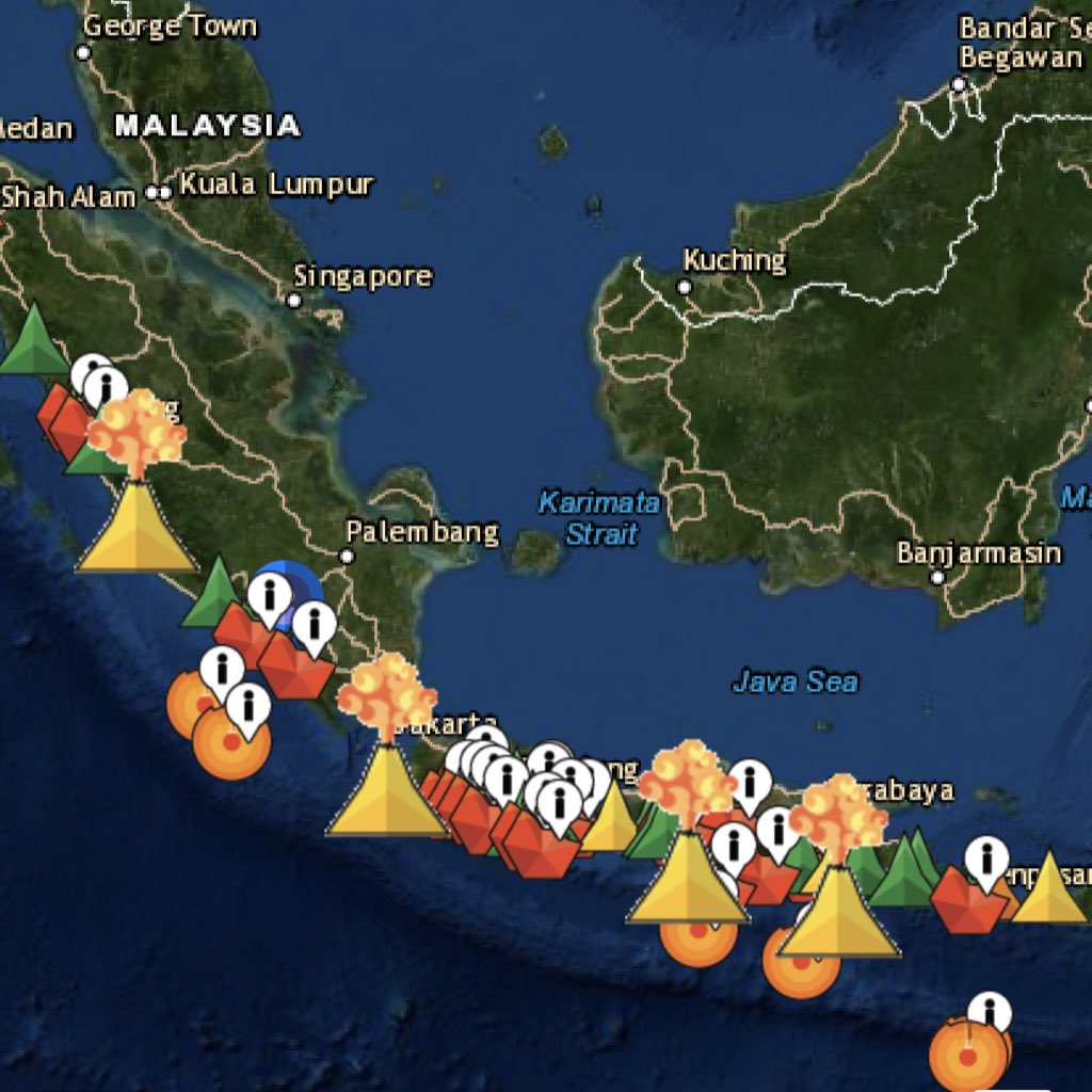 Selain Anak Krakatau dan Merapi, 4 Gunung Api di Indonesia Ini Juga Tengah ‘Bangun’