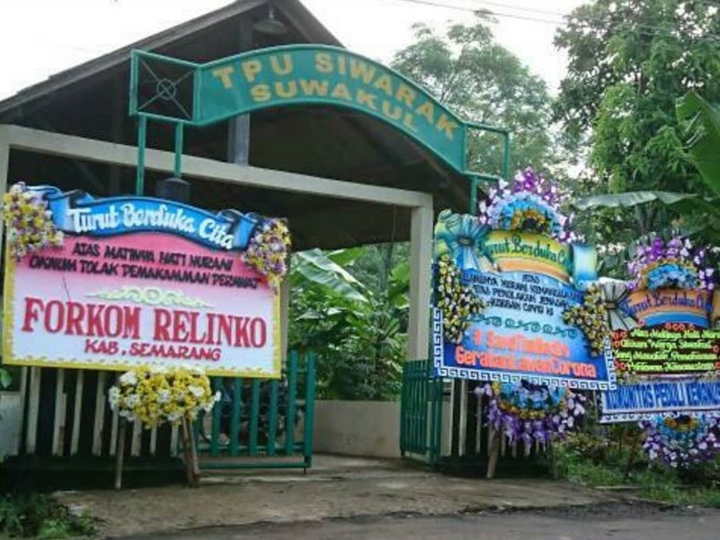 TPU Siwarak Suwakul Banjir Karangan Bunga Gara-gara Penolakan Jenazah COVID-19
