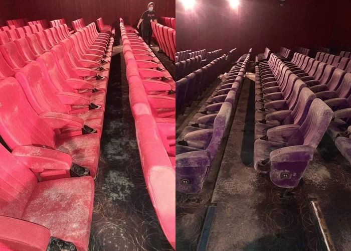Usai Barang Branded, Kursi Bioskop di Malaysia Juga Jamuran Efek Lockdown 