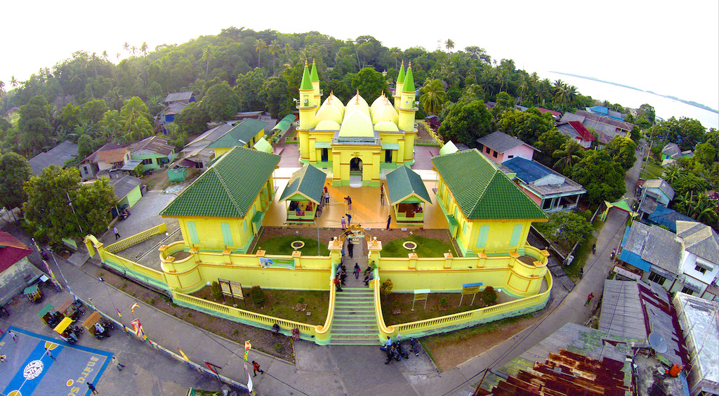 Keunikan Masjid Sultan Riau, Dibangun dengan Campuran Putih Telur