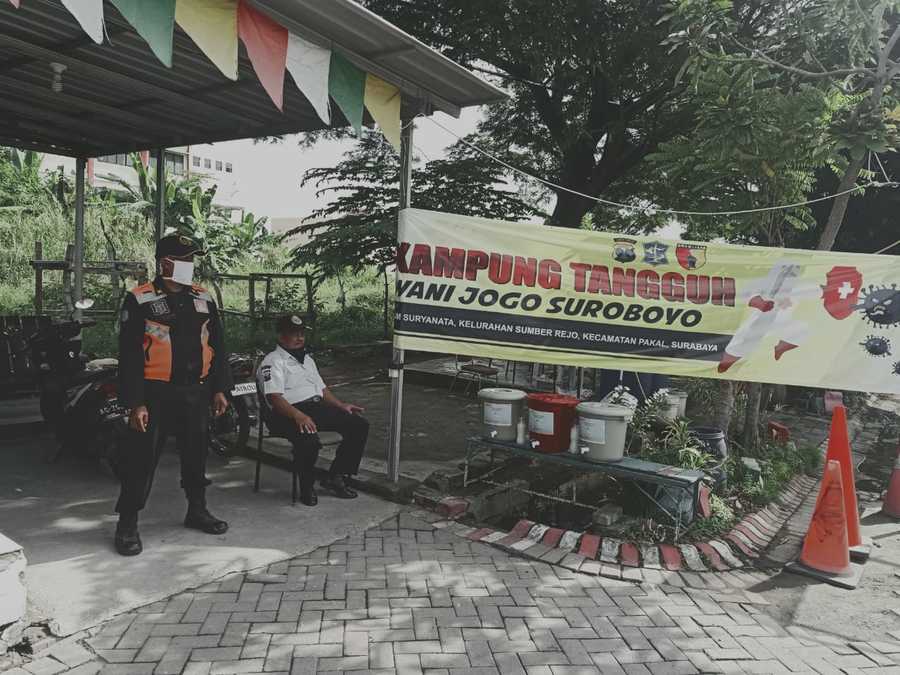 Mulai Beroperasi, Ribuan RW di Surabaya Bentuk 'Kampung Wani Jogo Suroboyo'
