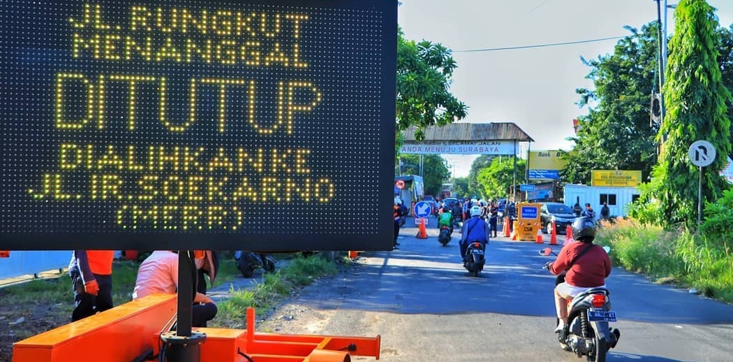 Jalan Rungkut Menanggal Surabaya Ditutup Sementara Mulai Hari Ini