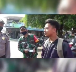 Nggak Pakai Masker, Pengendara di Semarang Diminta Lafalkan Pancasila