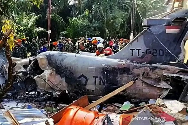 Pilot Pesawat TNI AU Selamat dari Kecelakaan, Ini Cerita Versi Warga
