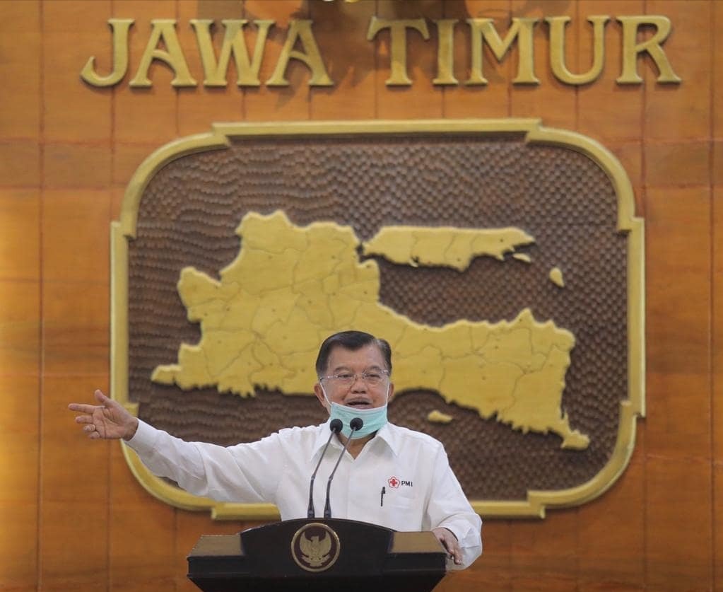 Kasus COVID-19 Terus Naik, Jusuf Kalla: Jatim Berpotensi Salip DKI Jakarta