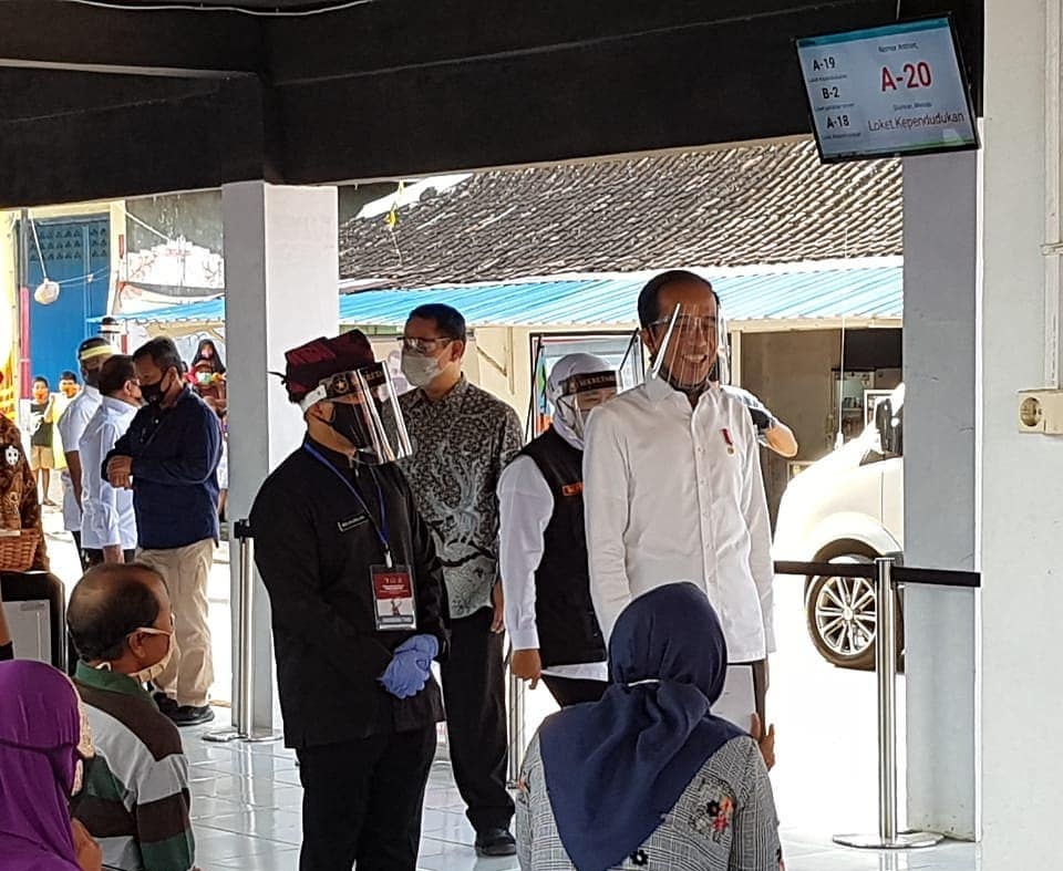 Tiba di Banyuwangi, Presiden Jokowi Mampir ke Pasar Rogojampi