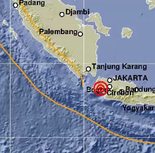 Gempa M 5,4 Terjadi di Rangkasbitung, Tak Berpotensi Tsunami