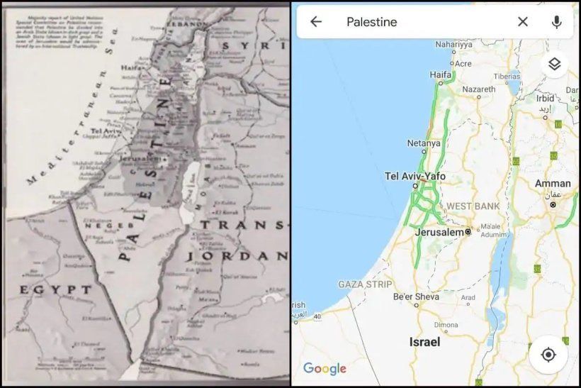 Heboh Hilangnya Peta Palestina di Google dan Apple 