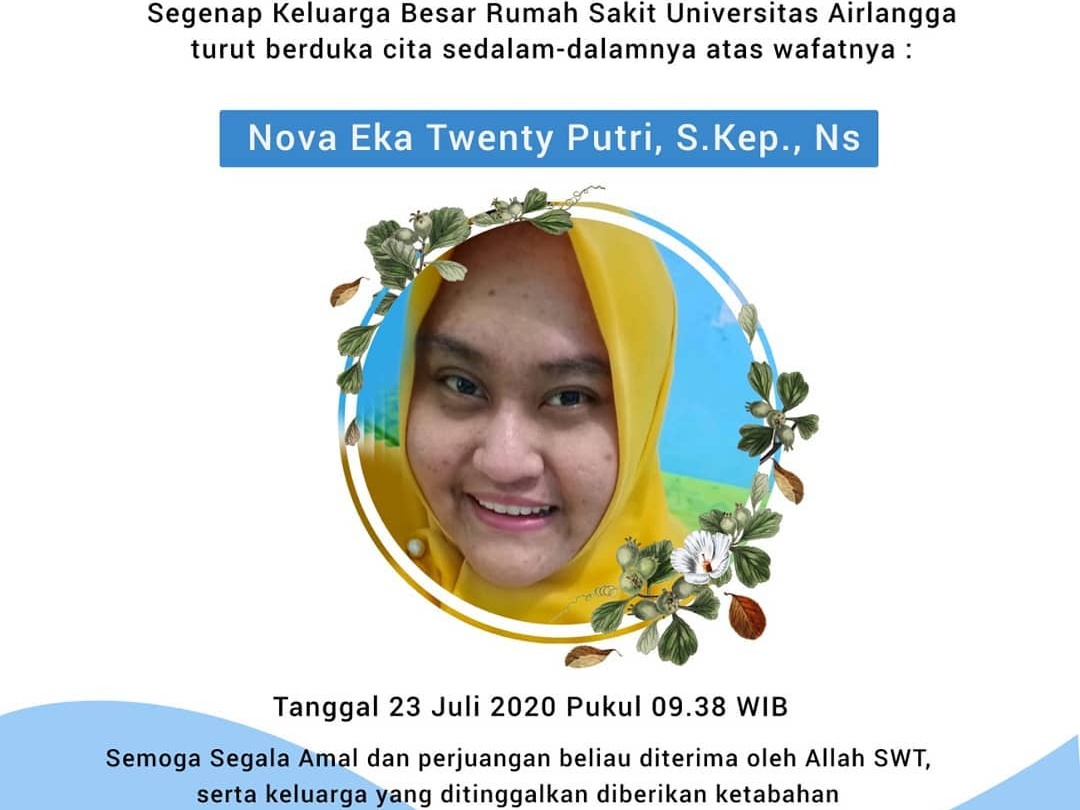 Terpapar COVID-19, Satu Perawat RSUA Surabaya Meninggal Dunia