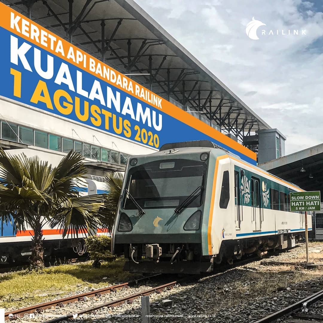 Kereta Api Bandara Kualanamu Akhirnya Mulai Beroperasi Bertahap