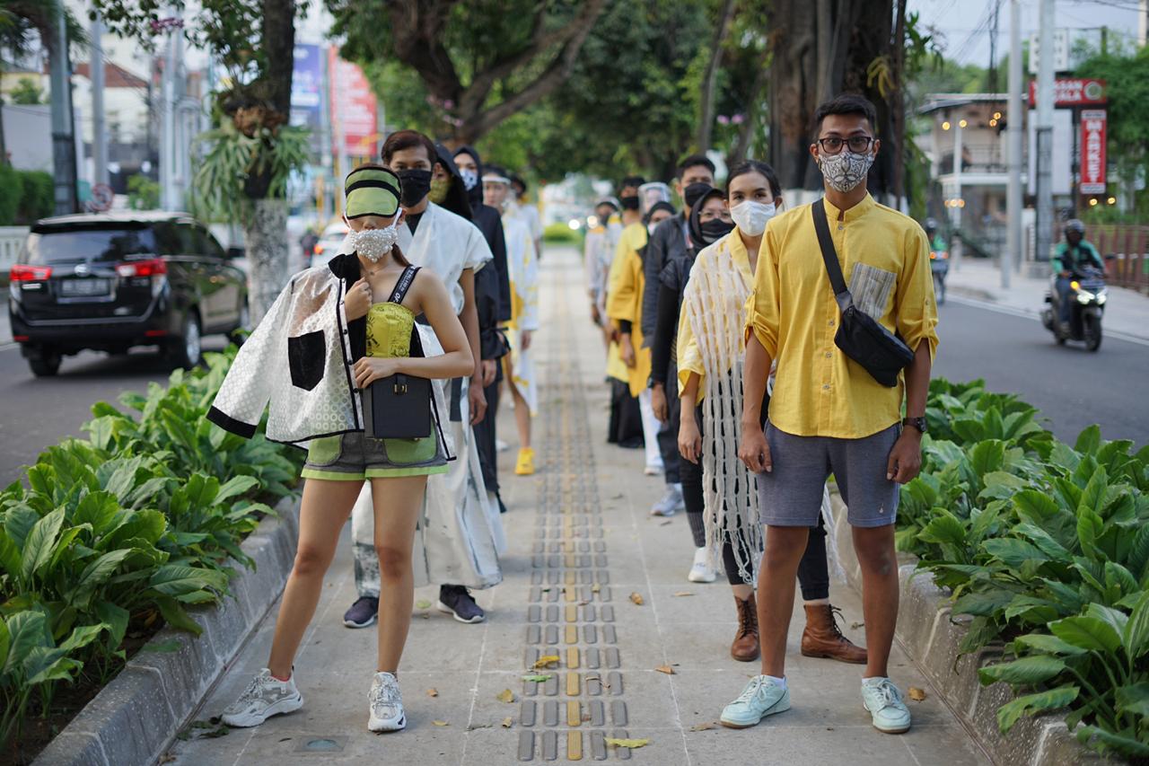 Menengok 'Fashion on The Street 2020', Pagelaran Busana Era New Normal di Jogja