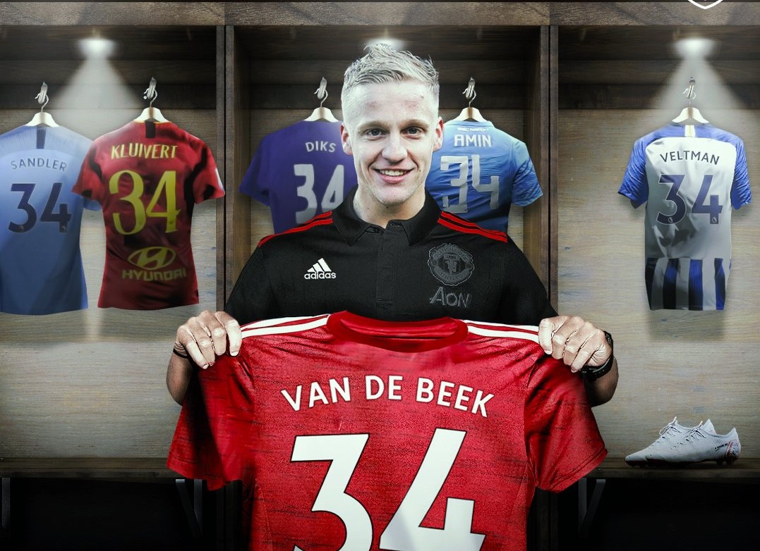Arti Nomor 34 Van de Beek dan Sejumlah Eks Ajax Amsterdam