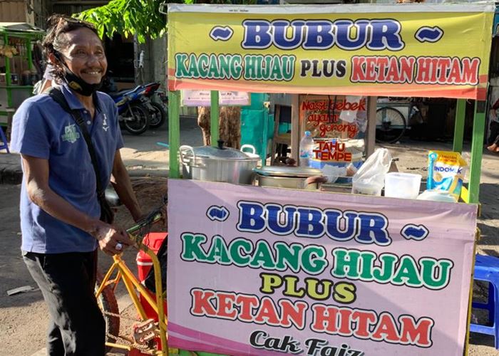 Cobain Bubur Kacang Hijau dan Ketan Hitam Cak Faiz dari Surabaya, Yuk! 
