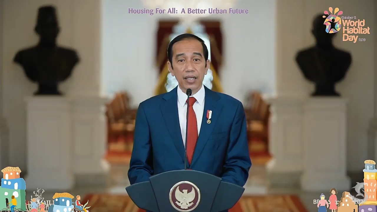 Hari Habitat Dunia 2020, Jokowi Ingatkan Pentingnya Penataan dan Agenda Perkotaan