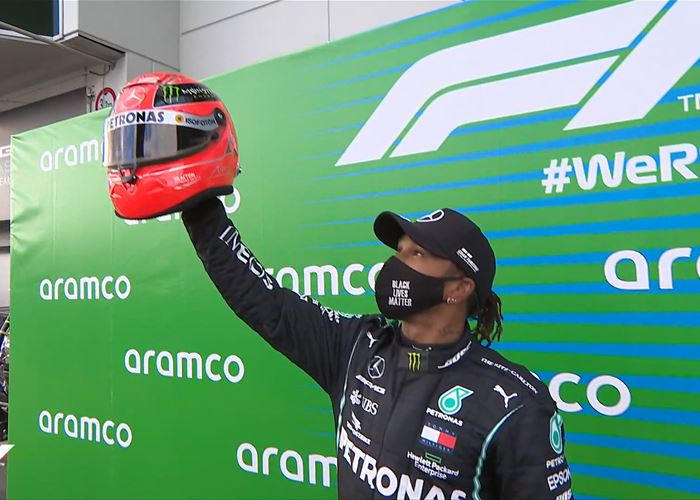 Lewis Hamilton Samai Catatan Kemenangan Schumacher di Formula 1 