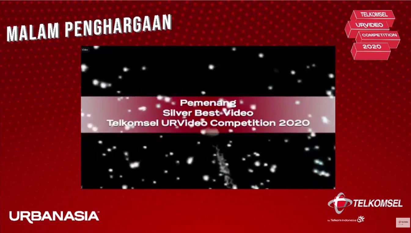 Malam Penghargaan, Ini Daftar Pemenang 'Telkomsel URvideo Competition 2020'
