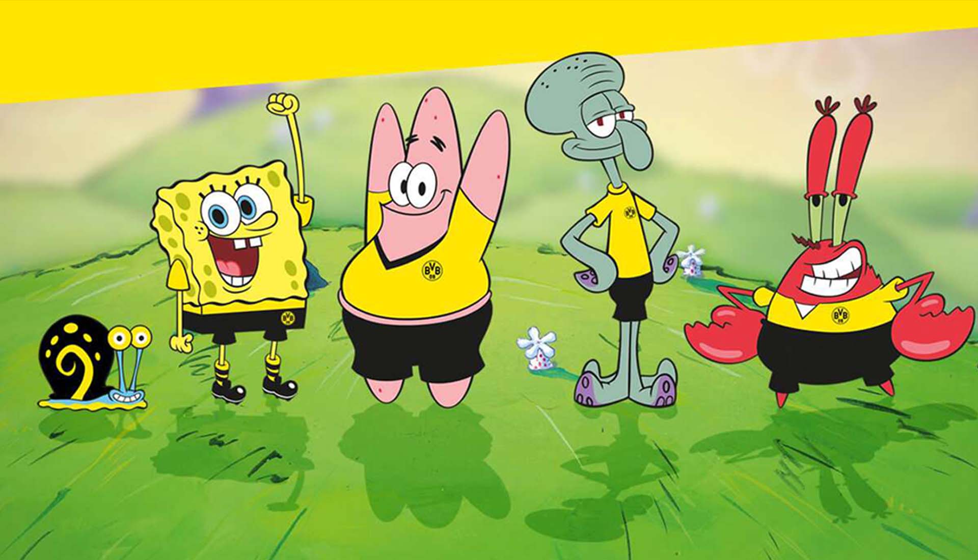 Borussia Dortmund Rilis Baju dan Hoodie Bertema SpongeBob SquarePants