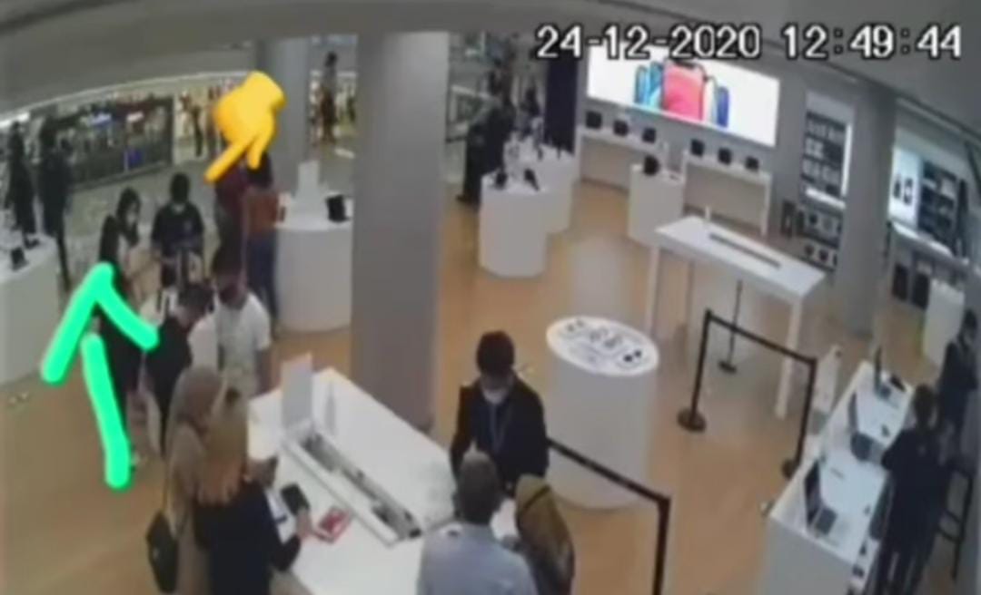 Beredar Rekaman CCTV di Gerai iBox, CS Tampak Layani Pembeli yang Viral
