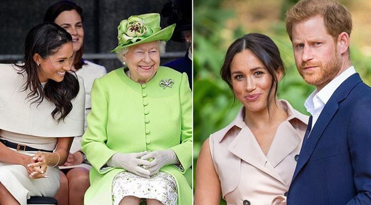 Ratu Elizabeth II Larang Pangeran Harry dan Meghan Markle Pakai Label 'Sussex Royal'