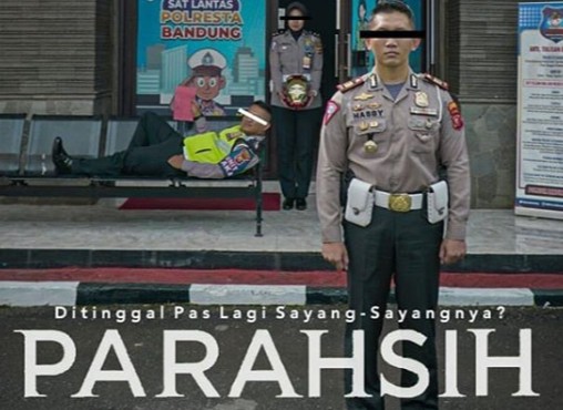 Uniknya Poster Parodi Film 'Parasite' Buatan Polresta Bandung