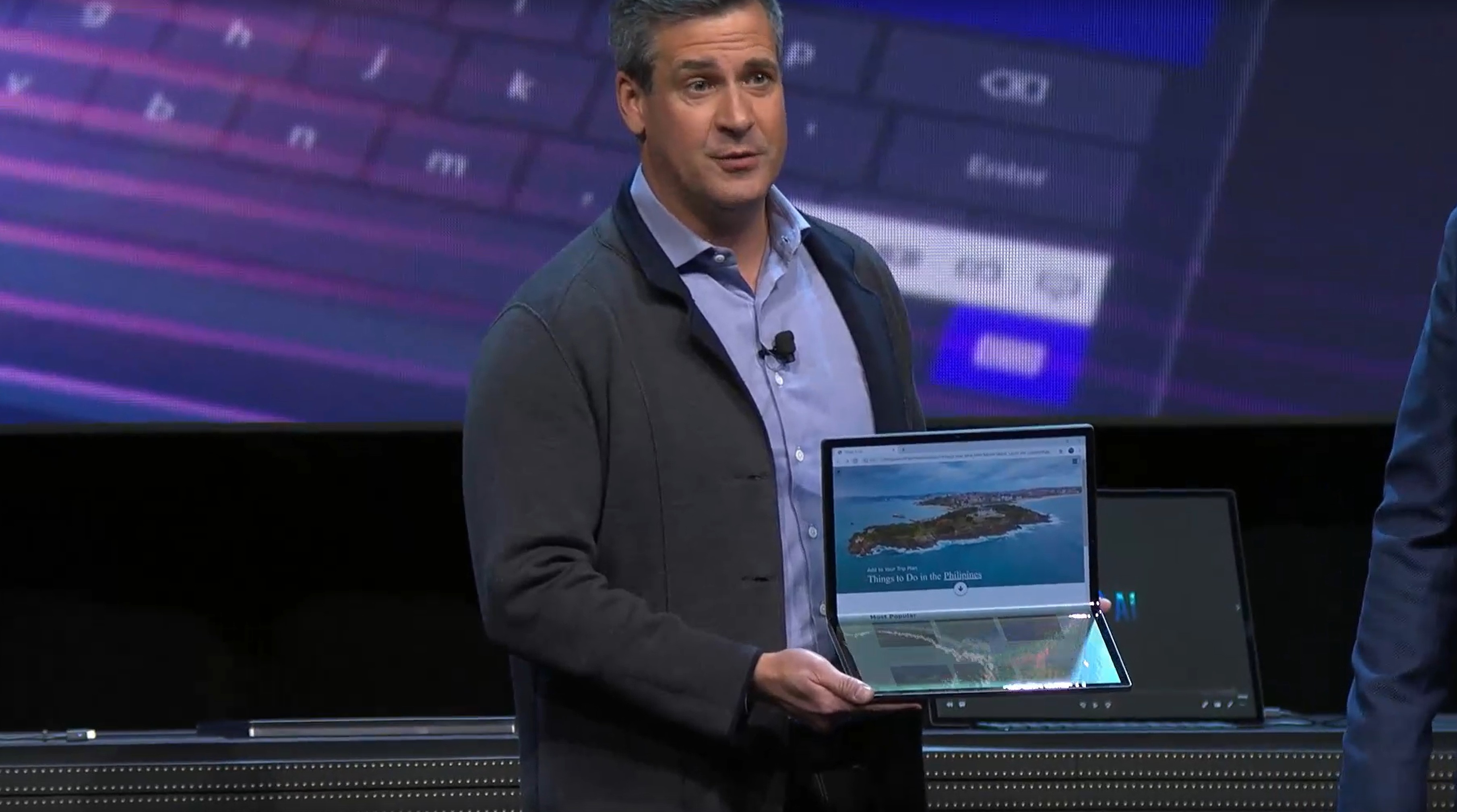 Laptop Layar Lipat Tanpa Keyboard Menghentak Pameran CES 2020