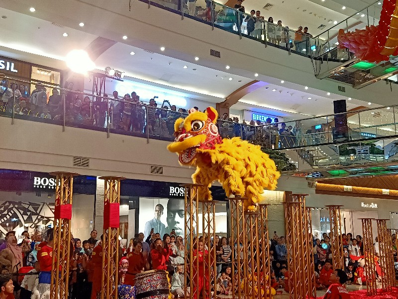 Sambut Imlek, Yuk Nonton Barongsai Kelas Dunia di Pondok Indah Mall