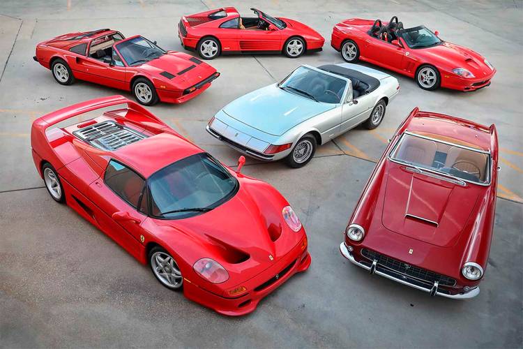 6 Koleksi Ferrari Spyder Siap Dilelang, Tertarik Ikut?