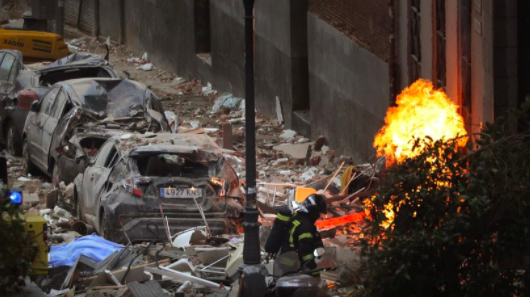 Ledakan Gas di Ibu Kota Madrid, 4 Orang Tewas