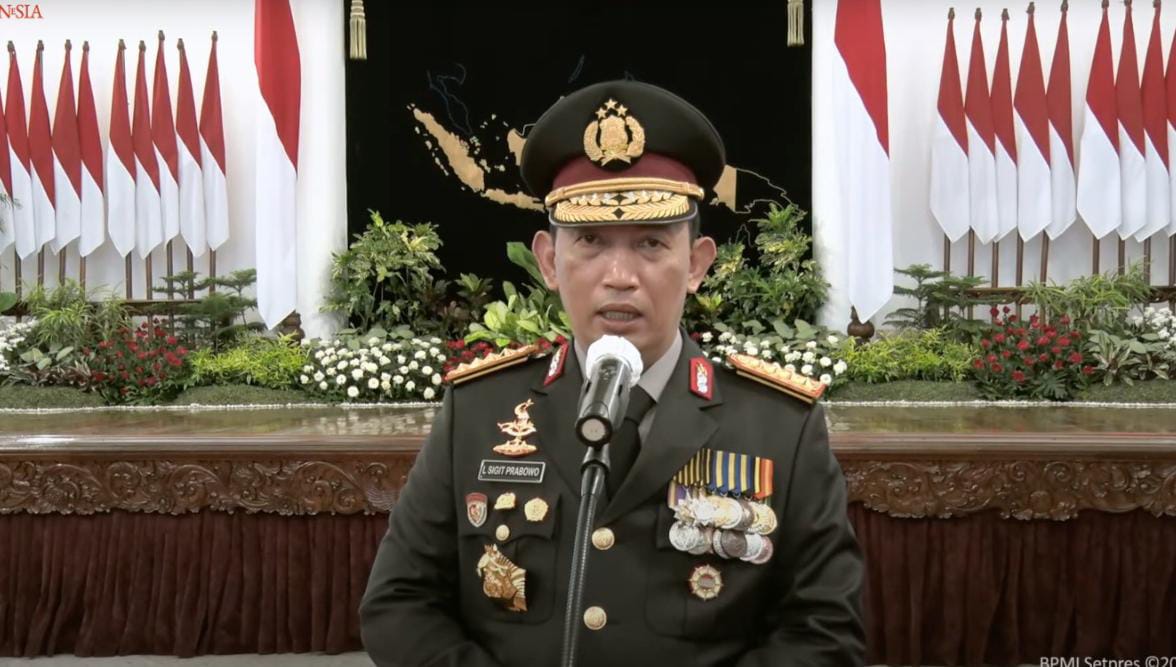 Jokowi Resmi Lantik Listyo Sigit Prabowo Jadi Kapolri