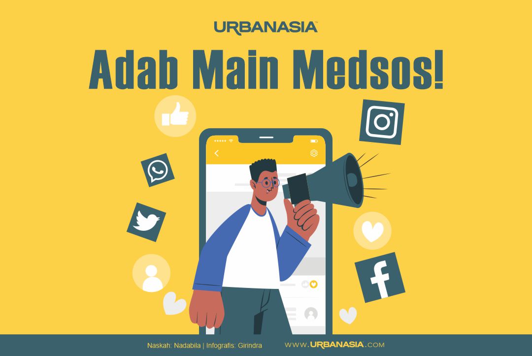 [INFOGRAFIS] Adab Main Medsos